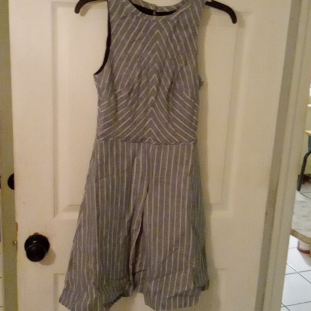 J.Crew Sleeveless Stripped Dress